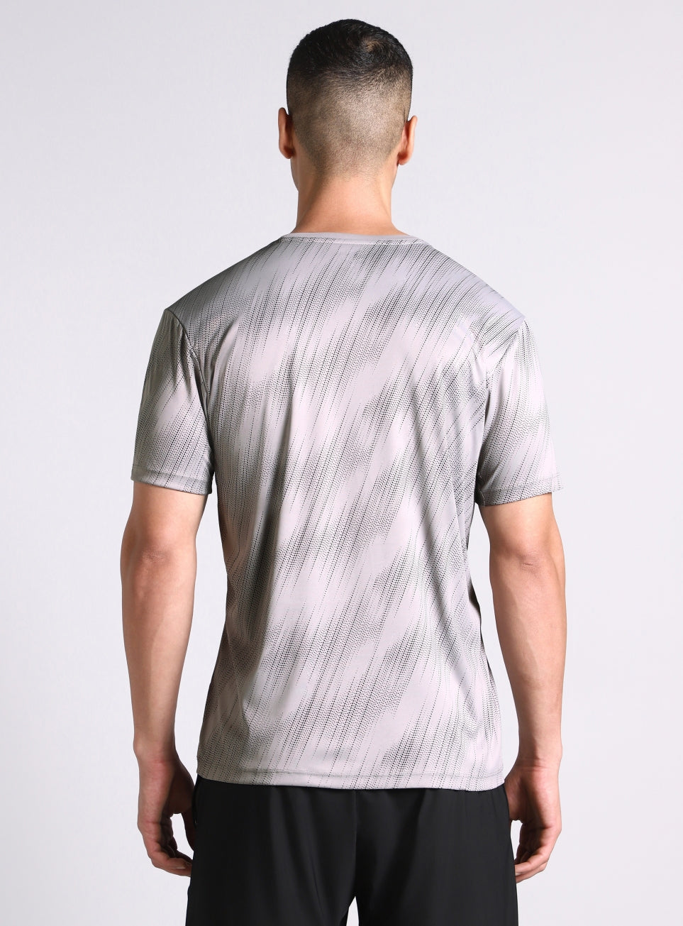 Men's Grey Urban Camo Run Pacer T-shirt