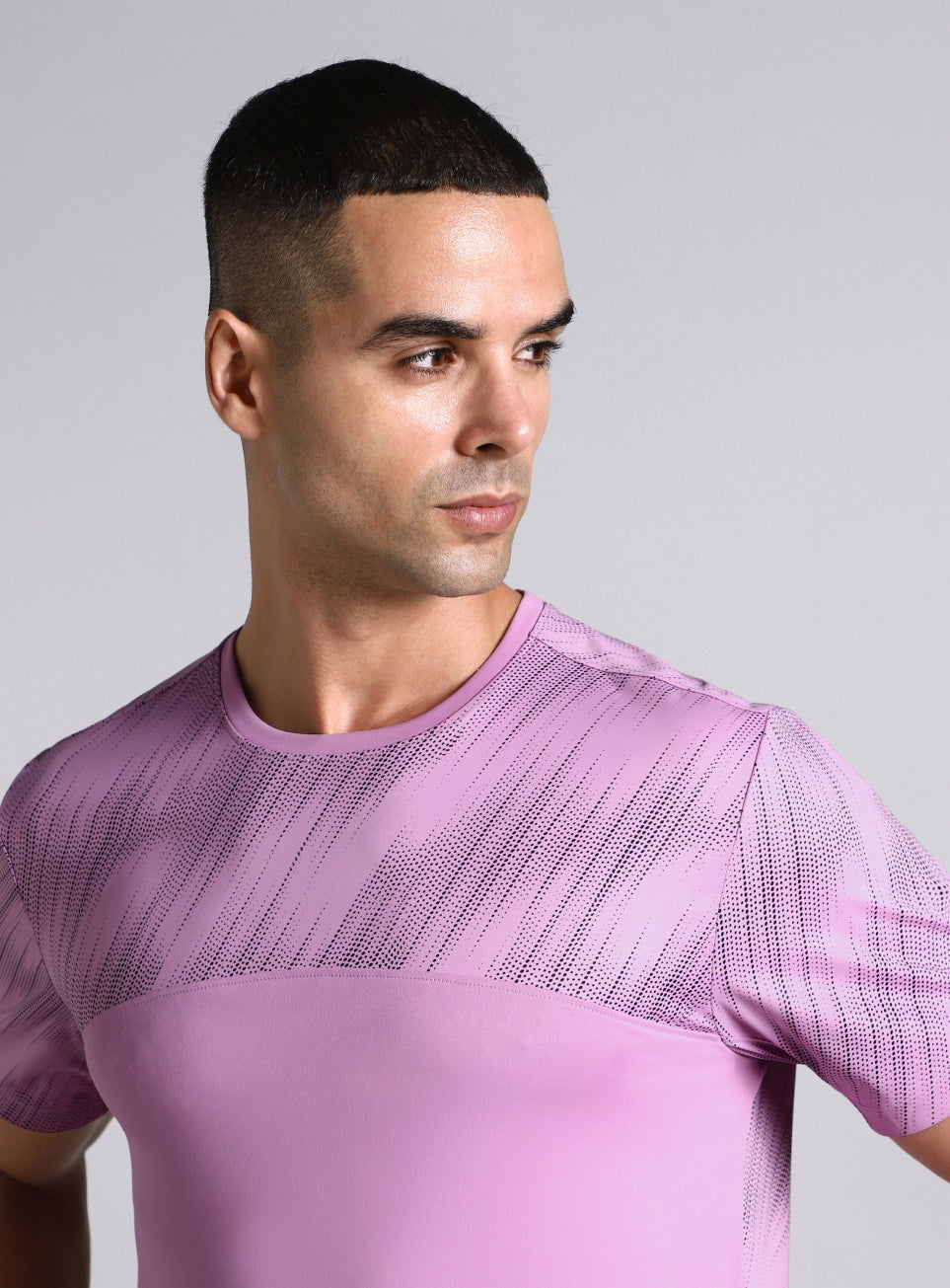 Men's Purple Urban Camo Run Pacer T-shirt