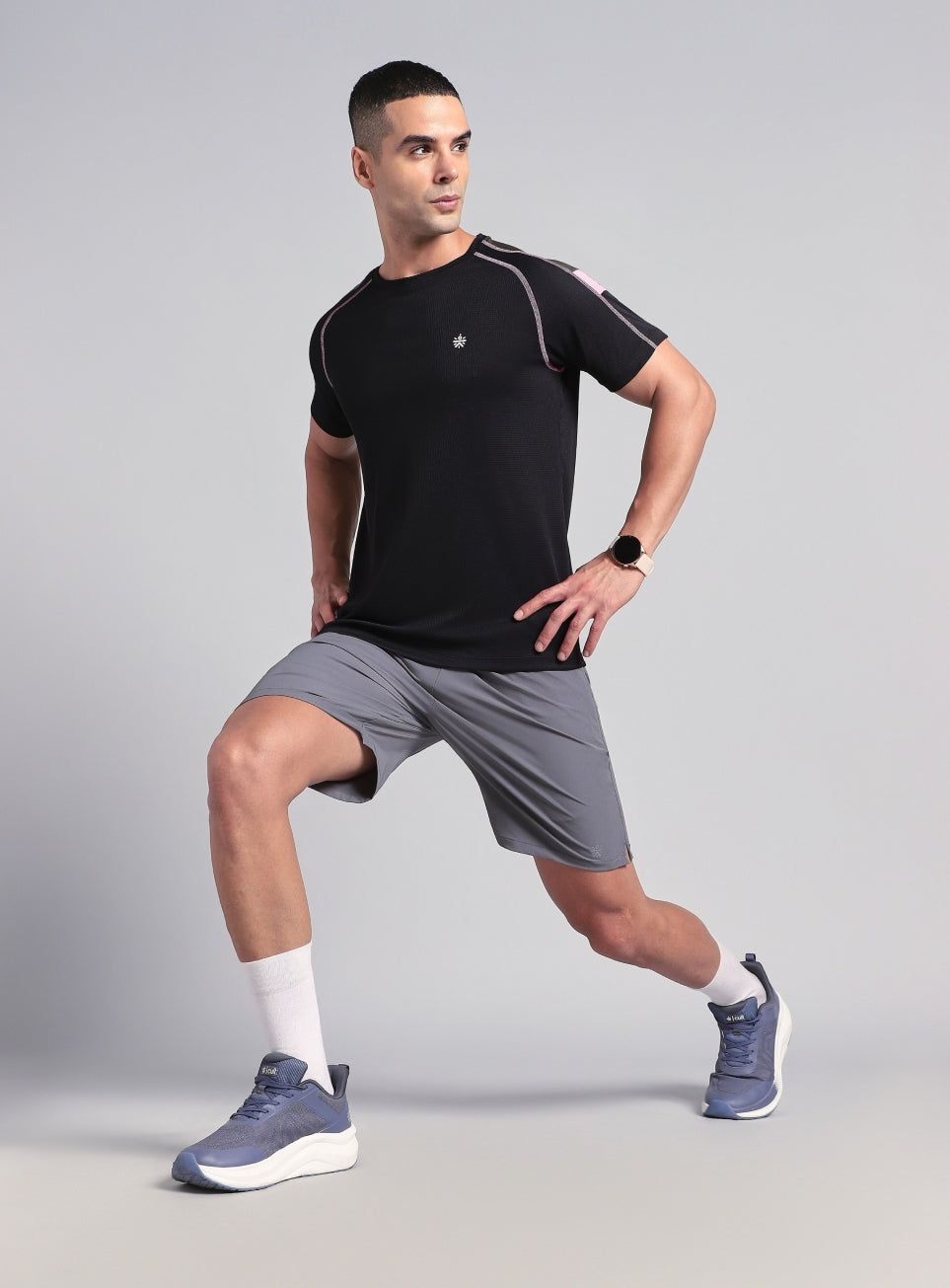 Men's All Format Black High Performance T-Shirt