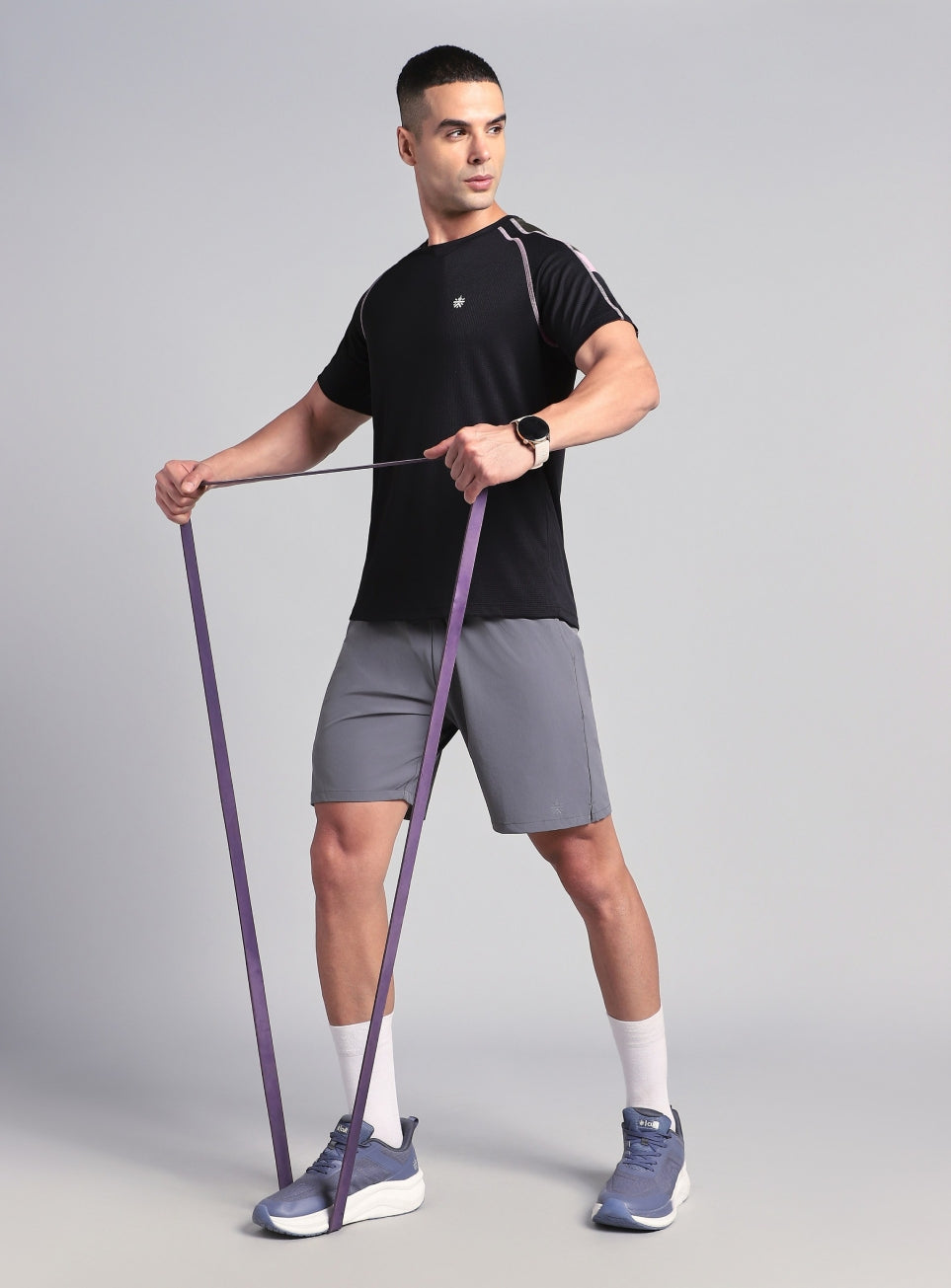 Men's All Format Black High Performance T-Shirt