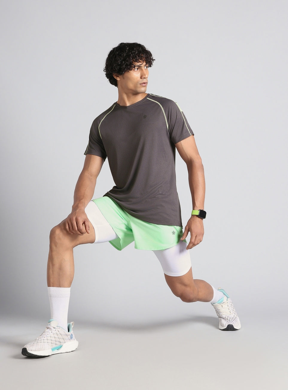 Men's All Format Dark Grey High Performance T-Shirt