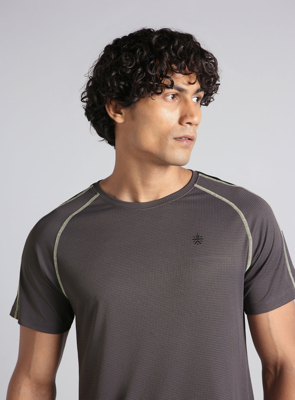 Men's All Format Dark Grey High Performance T-Shirt