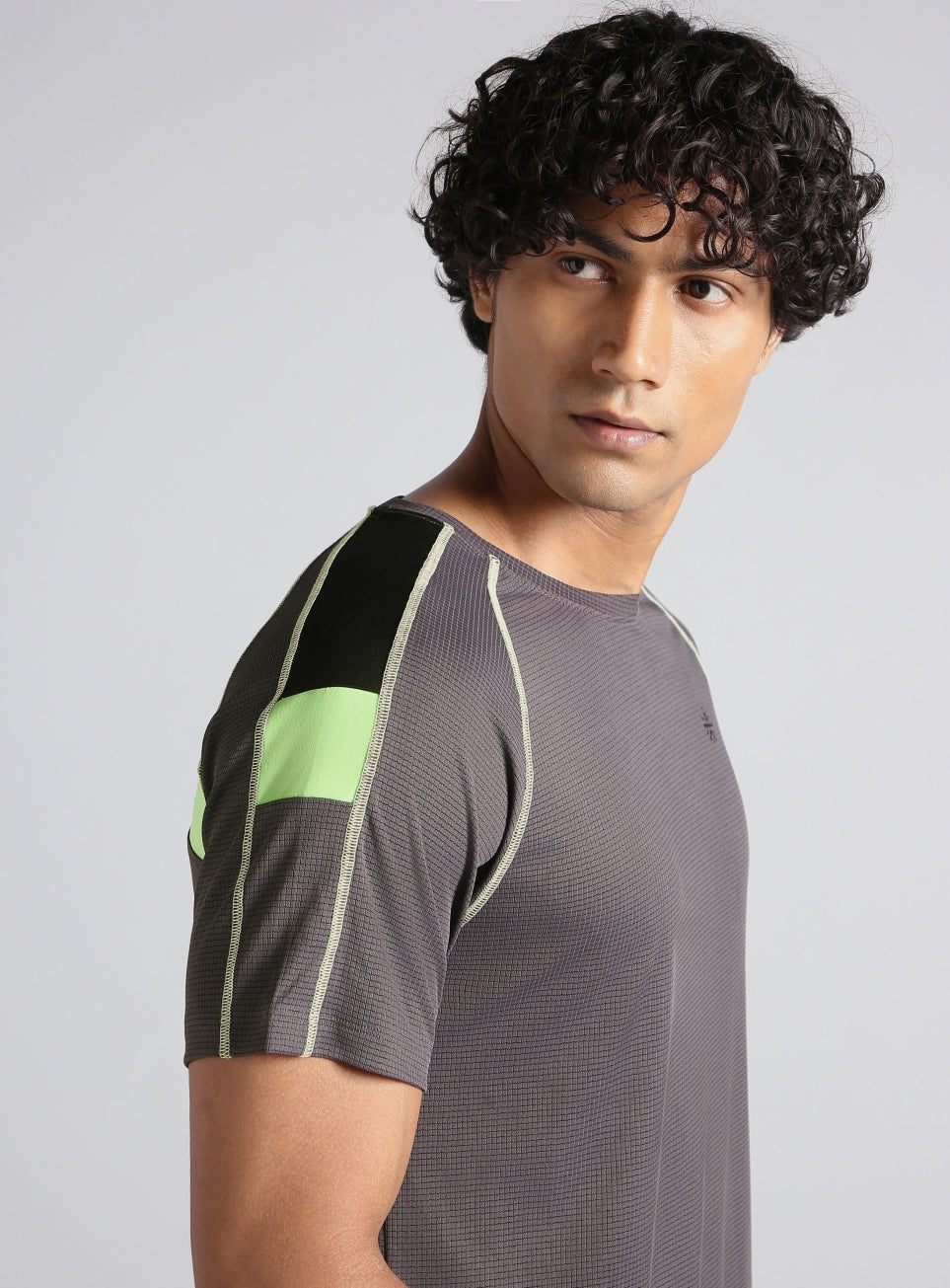 Men's All Format Dark Grey High Performance T-Shirt