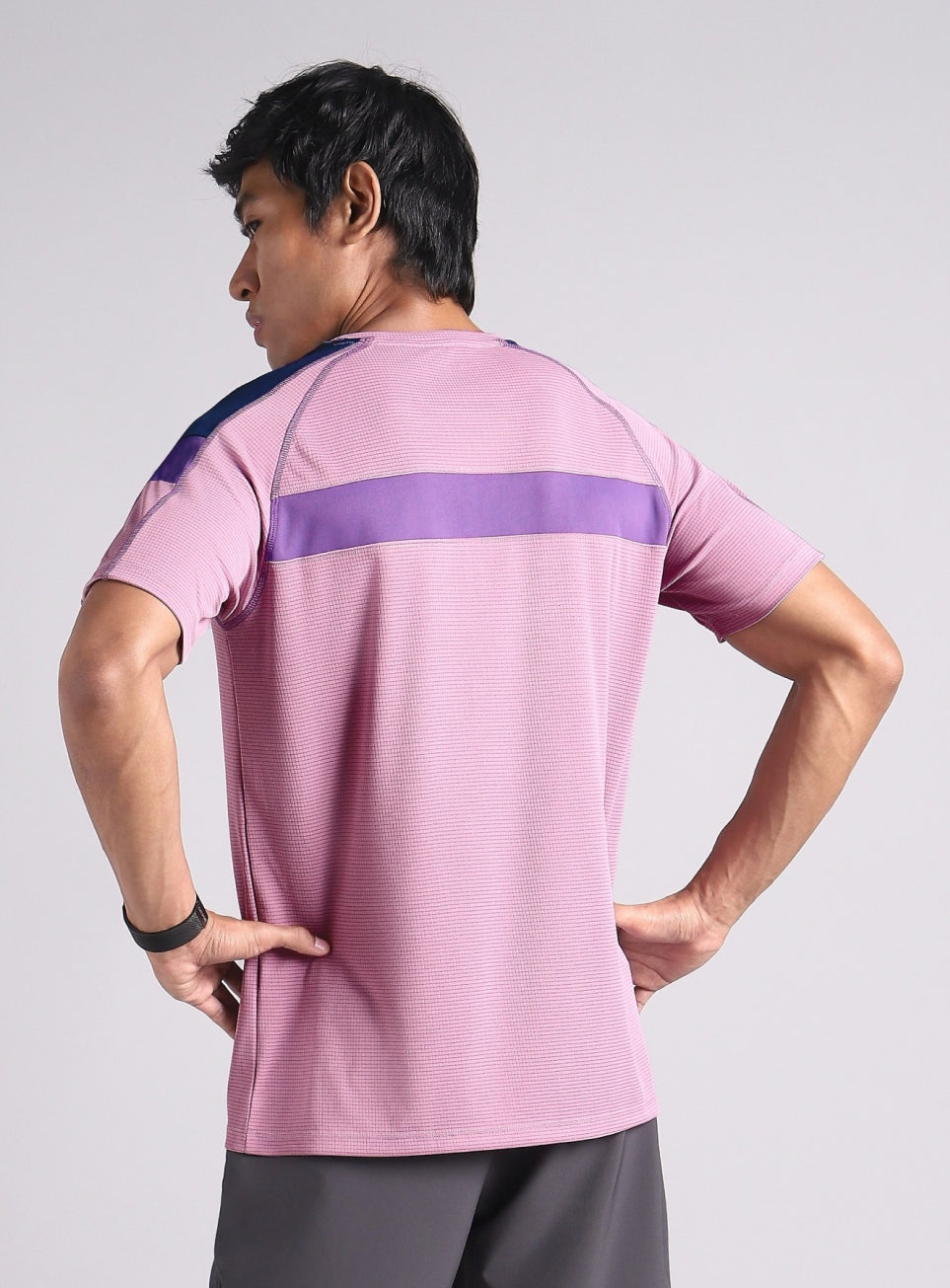 Men's All Format Purple High Performance T-Shirt
