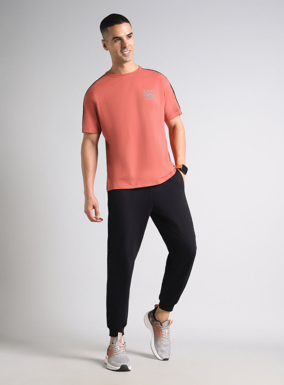 Men's Black Cult Everyday Relaxed Fit Joggers