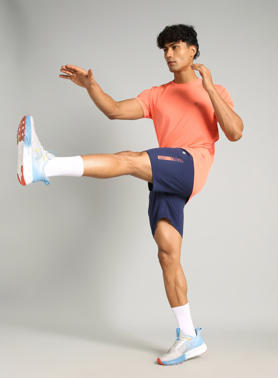 Men's Navy Cult Power-Up Training Shorts