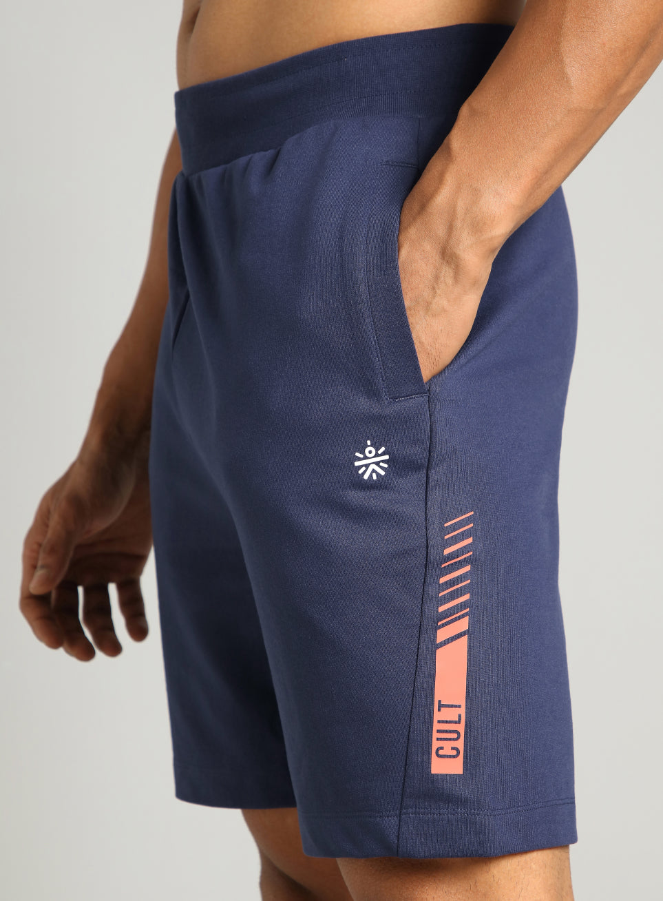 Men's Navy Cult Power-Up Training Shorts