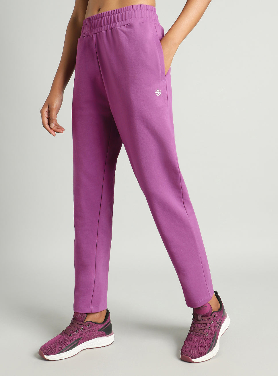 Women's Pink Easy Move Training Trackpants