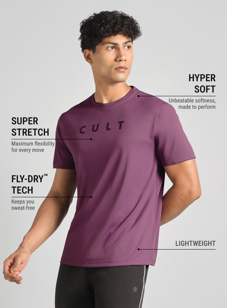 Men's Plum All Day Training T-shirt