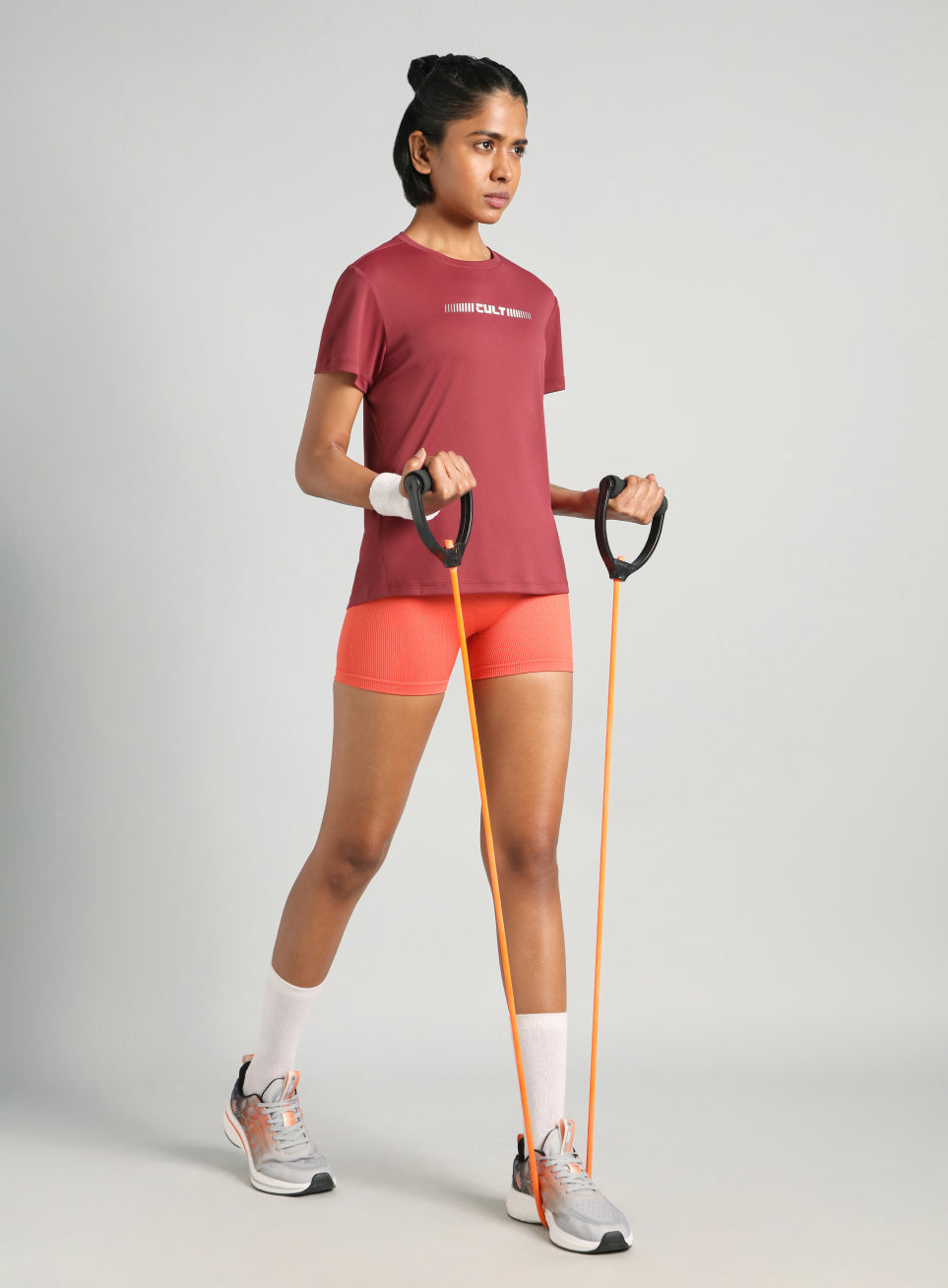 Women's Maroon Everyday Performance T-shirt