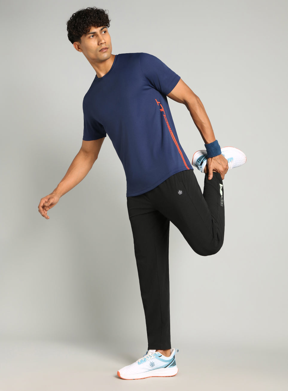 Men's Navy Warm Up Training T-shirt