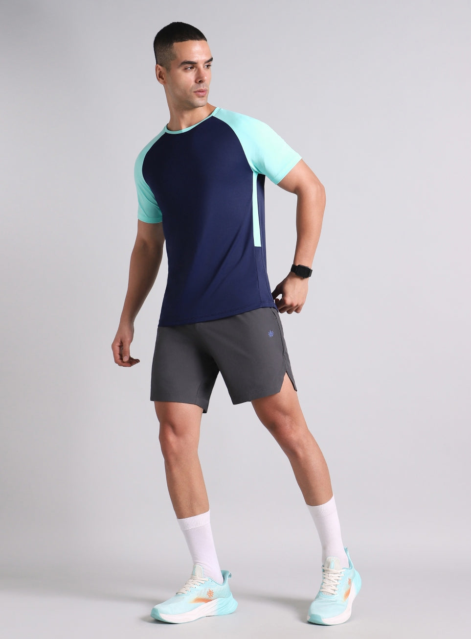 Men's Navy Power Up Training T-shirt