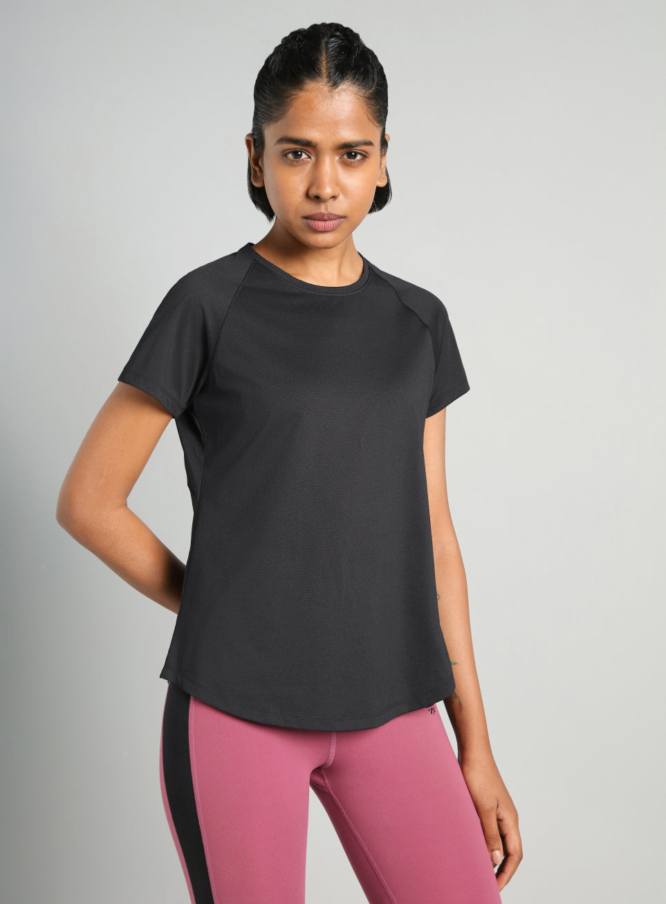 Women's Black  Flow HIIT Top