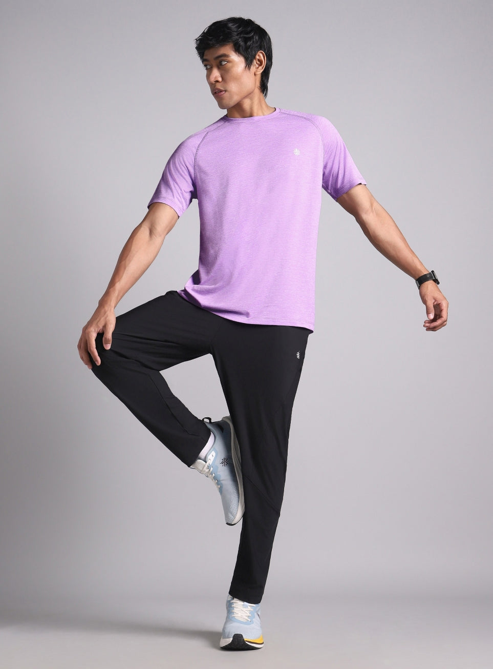 Men's Purple Train All Day COMFORtech T-shirt