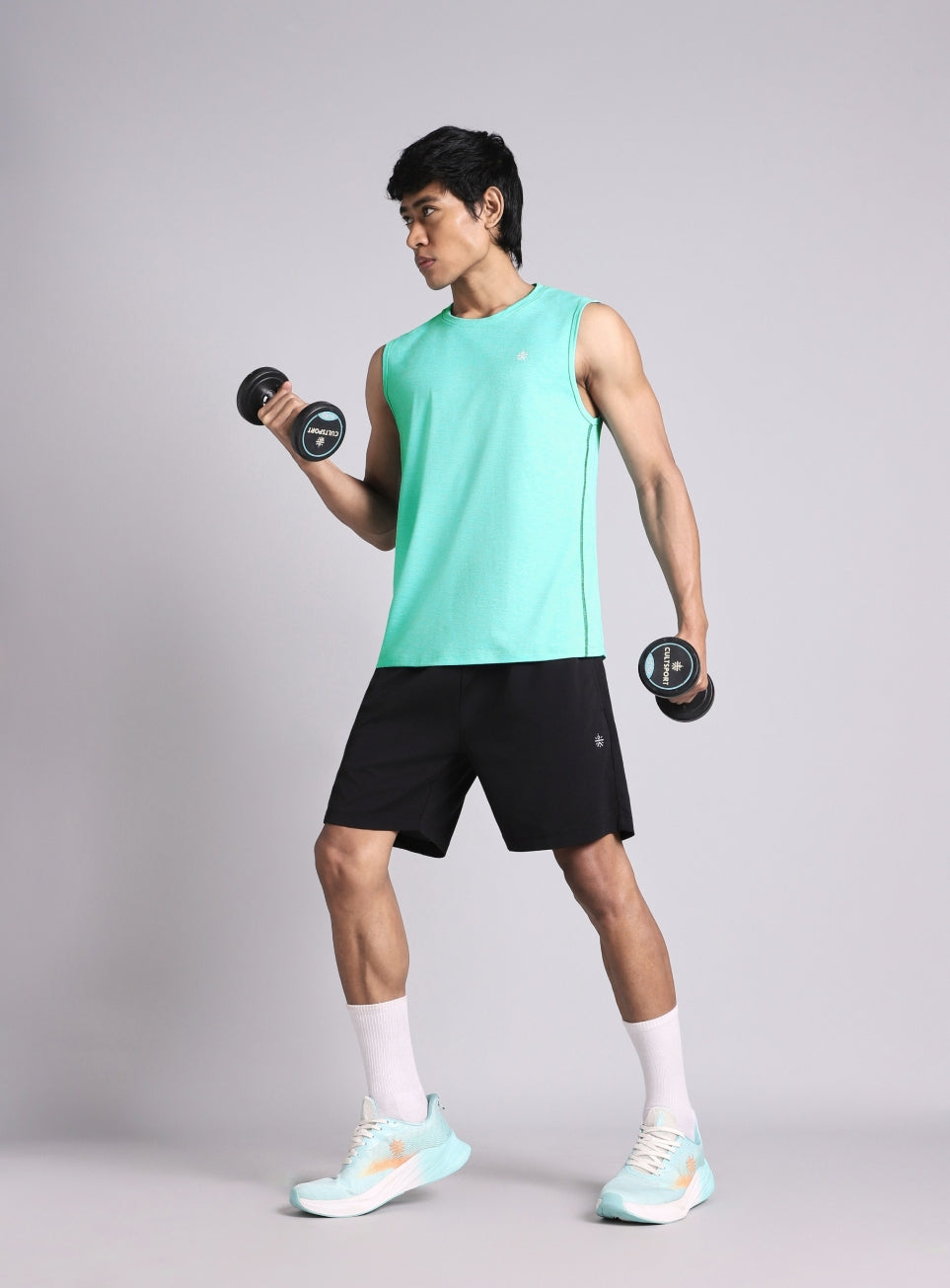 Men's Teal Training Essential COMFORtech Tank
