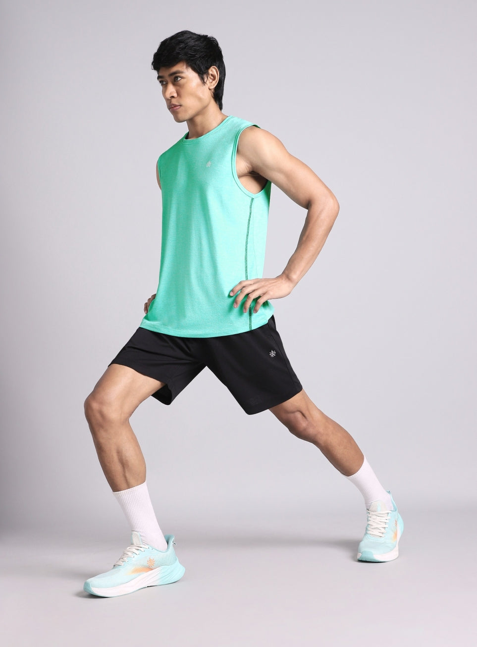 Men's Teal Training Essential COMFORtech Tank