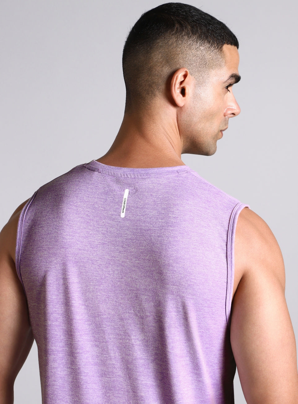 Men's Purple Training Essential COMFORtech Tank