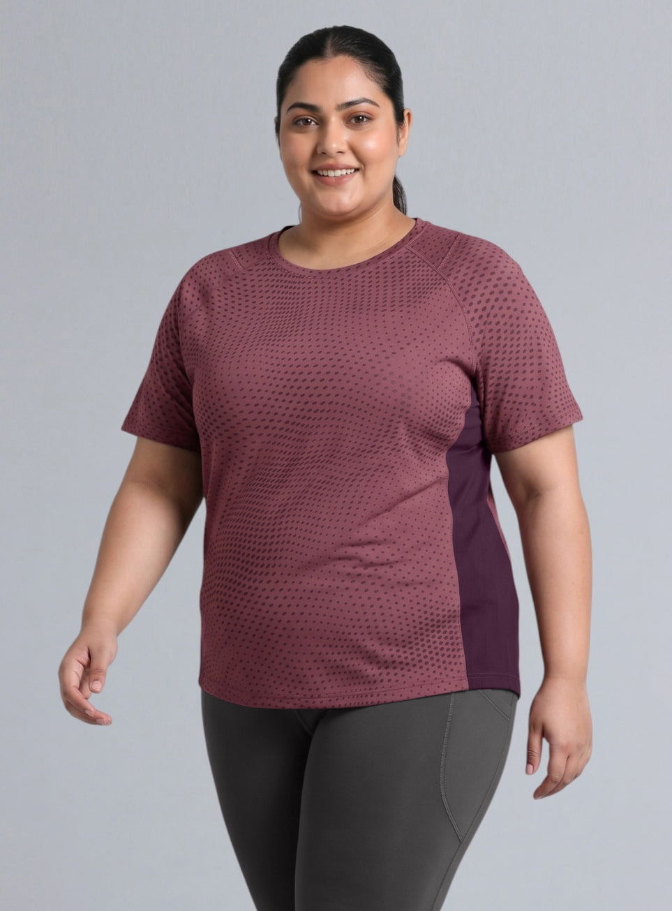 Women's Rust Dynamic Move Training Plus size T-shirt
