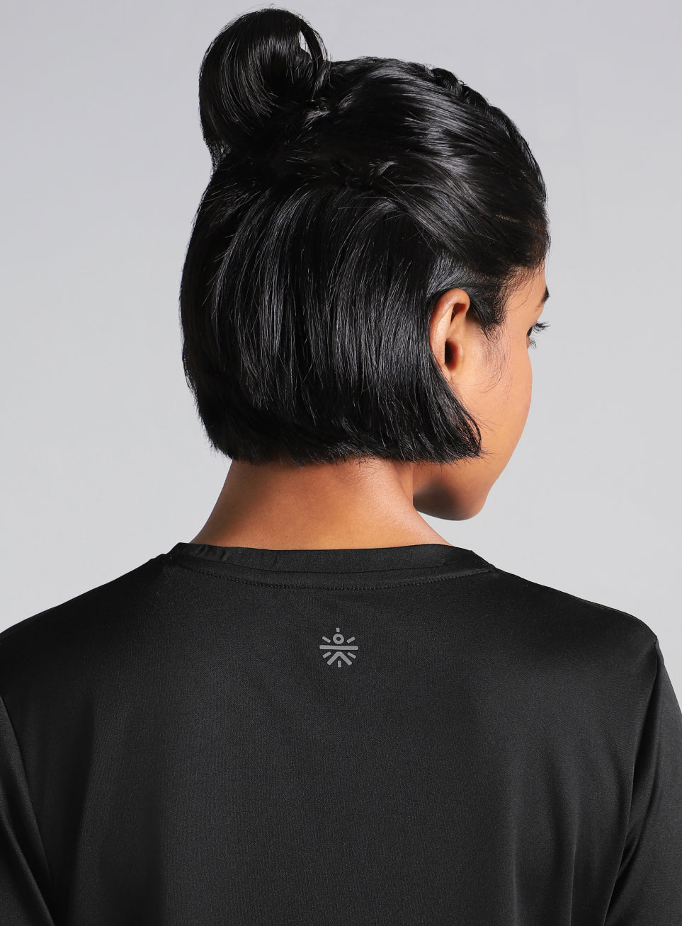 Women's Black Contour Print T-shirt