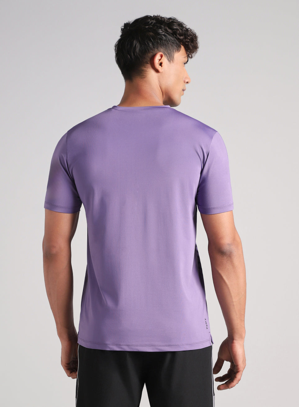 Men's Purple Contour Vent Training T-Shirt