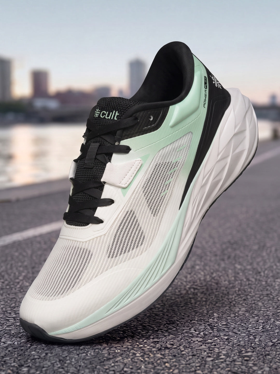 cult Men's ZenRun Running Shoes - Mint/White