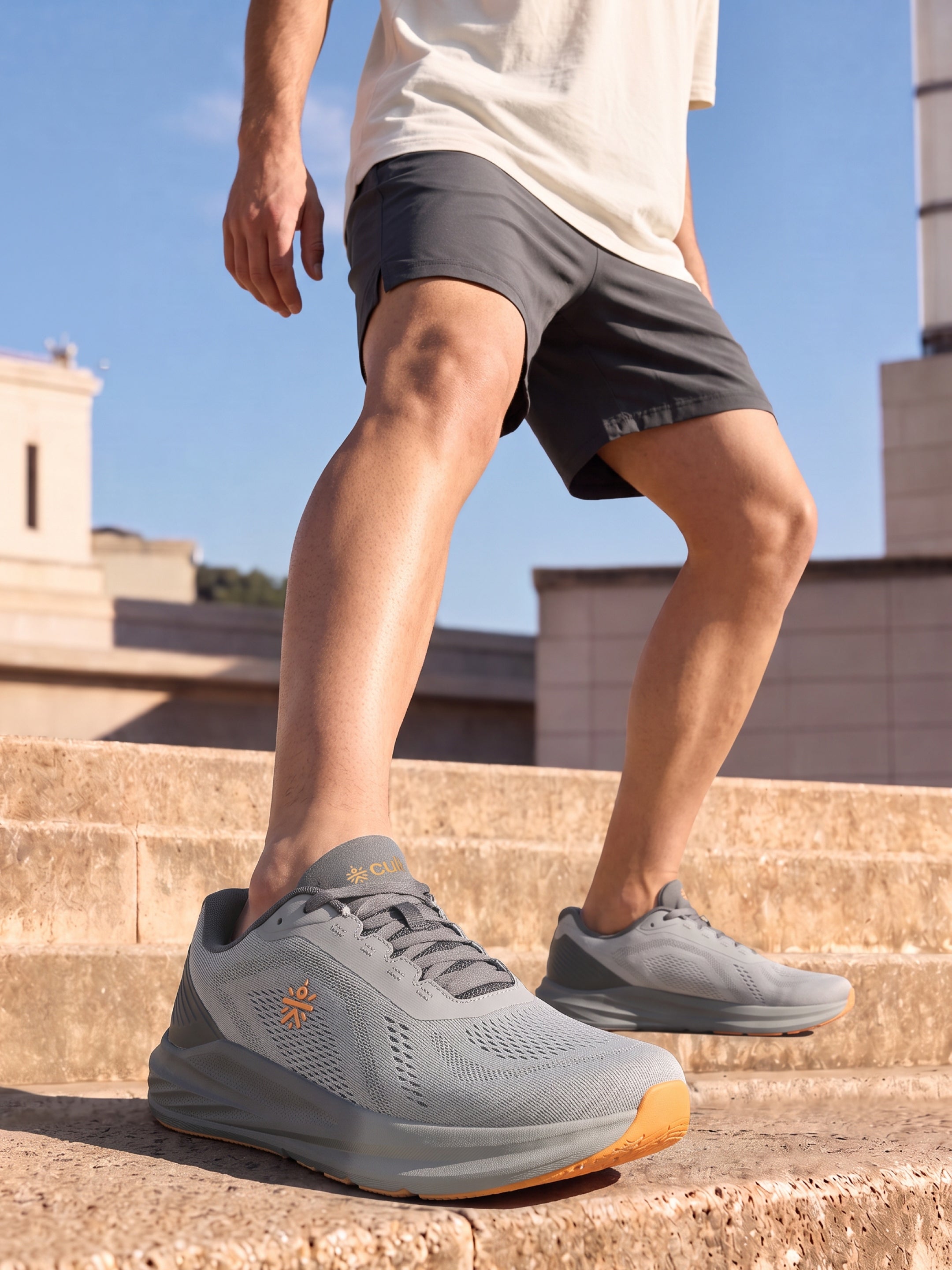 cult Men's WydeFlex Pro Running Shoes - Grey