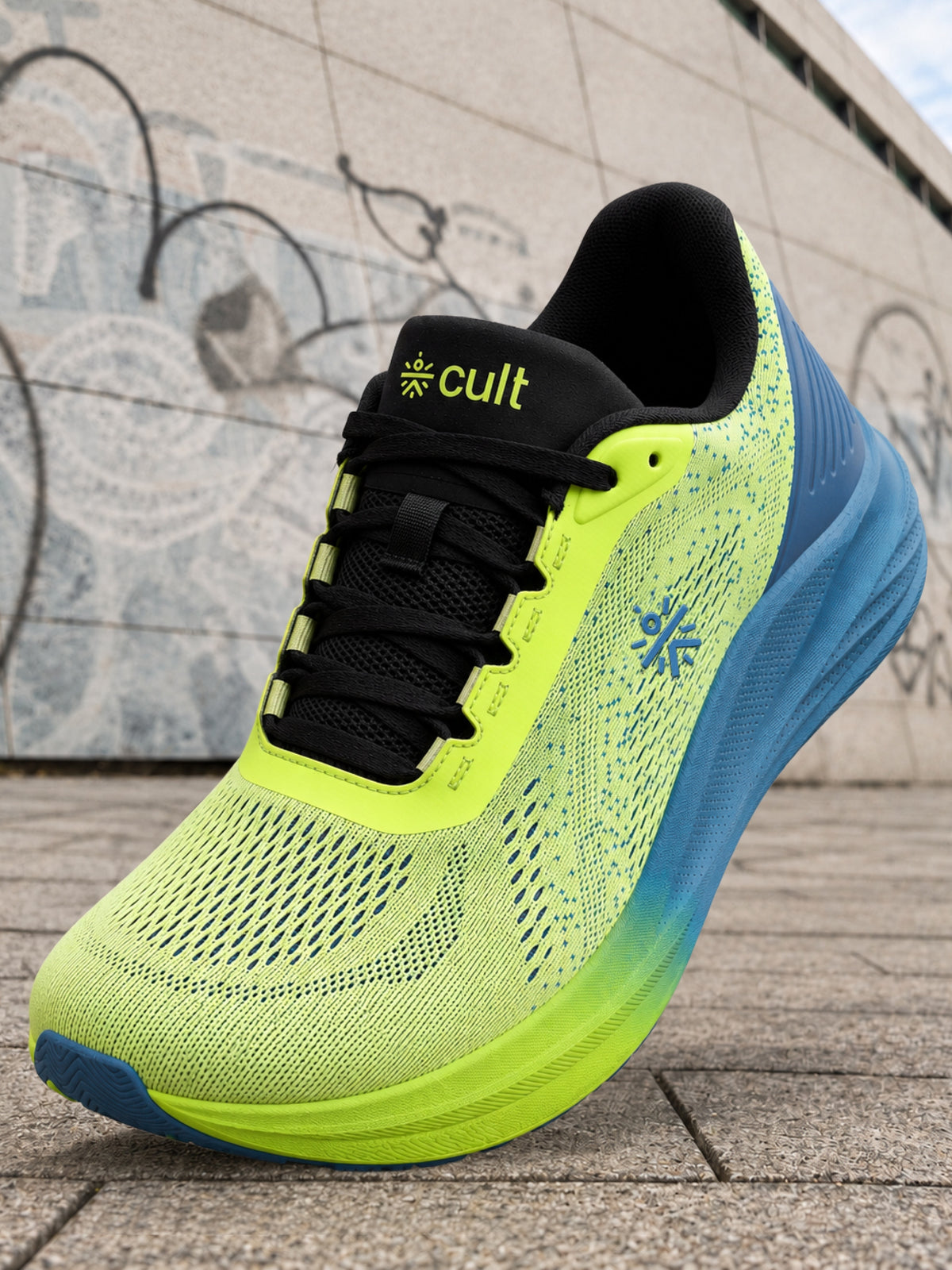 cult Men's WydeFlex Pro Running Shoes - F.Green