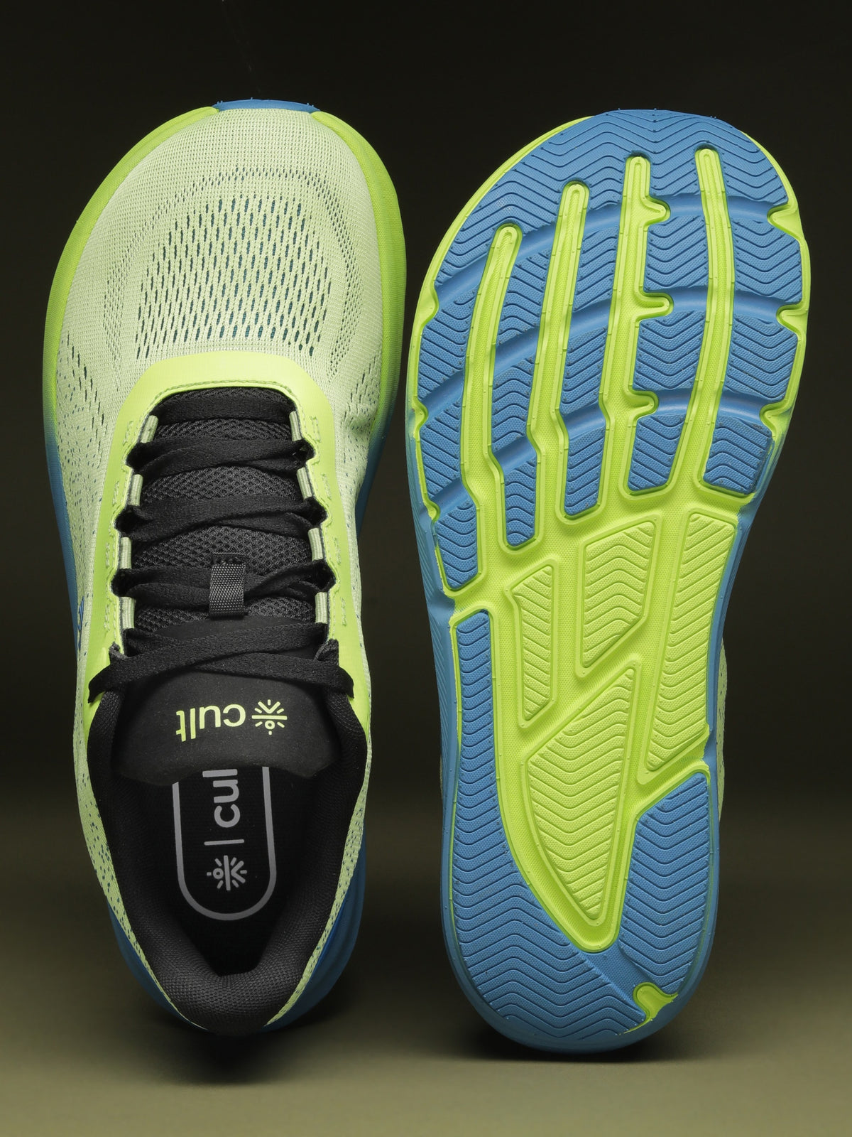 cult Men's WydeFlex Pro Running Shoes - F.Green
