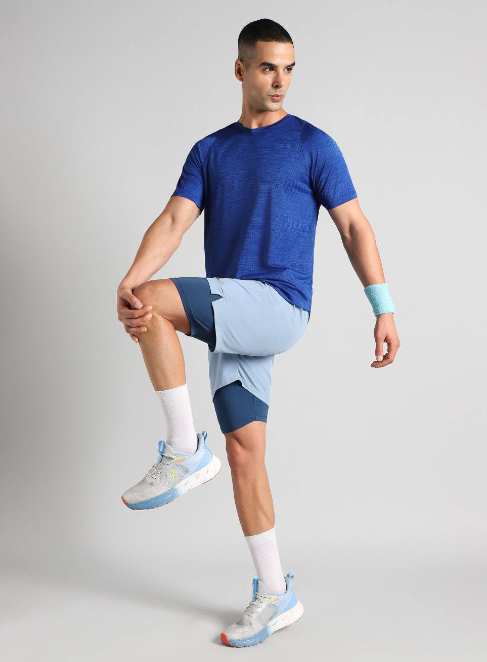 Men's Blue Training Elevate Sculpt T-shirt
