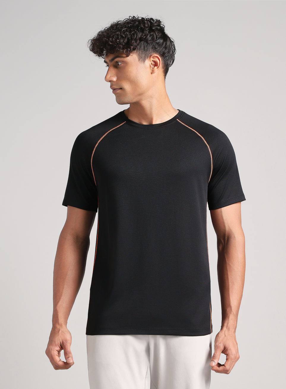 Men's Black Everyday Workout Train Tee