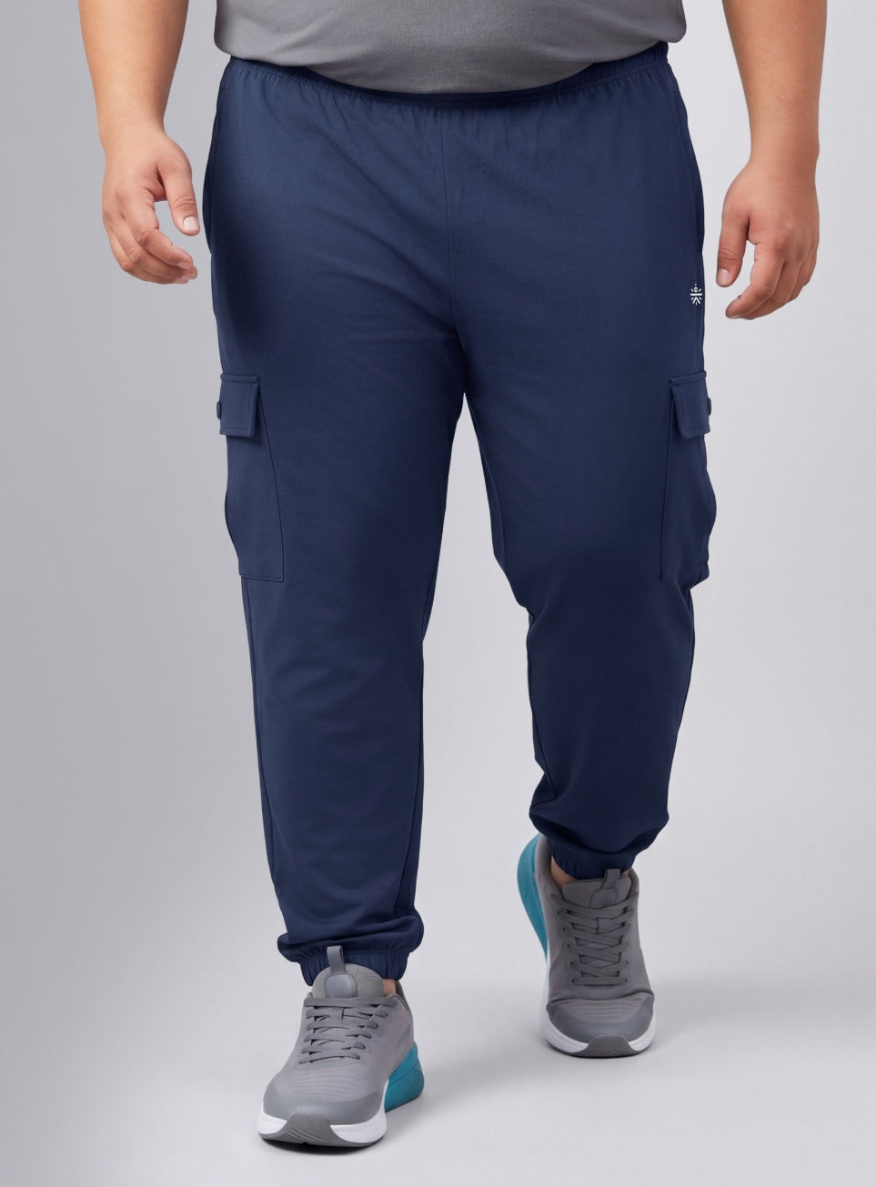 Men's Navy Modular Training Plus Size Joggers