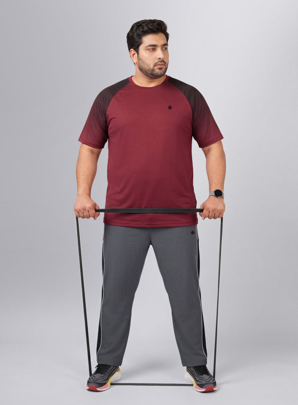 Men's Grey All Format Training Trackpants