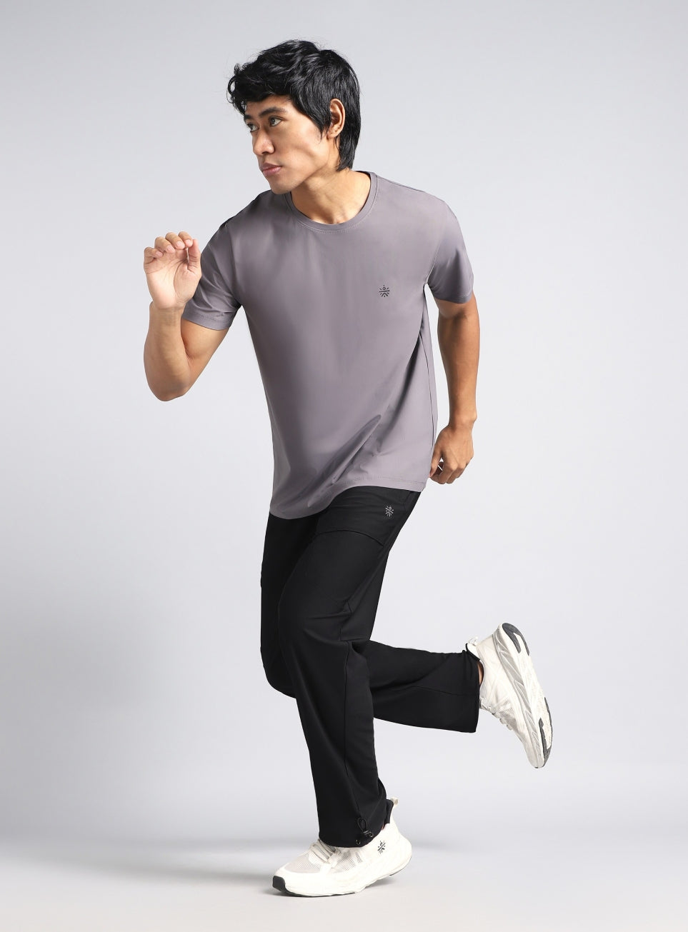 Men's Black Ultra Luxe Run FLOWTECH Performance Trackpants