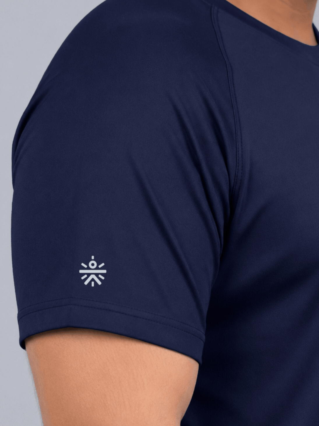 Men's Navy Ultimate Running Plus Size Regular Fit T-shirt
