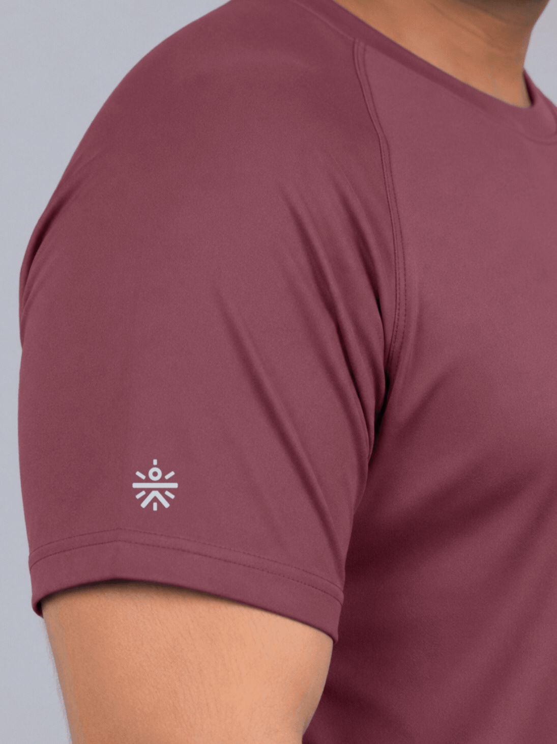 Men's Pink Ultimate Running Plus Size Regular Fit T-shirt