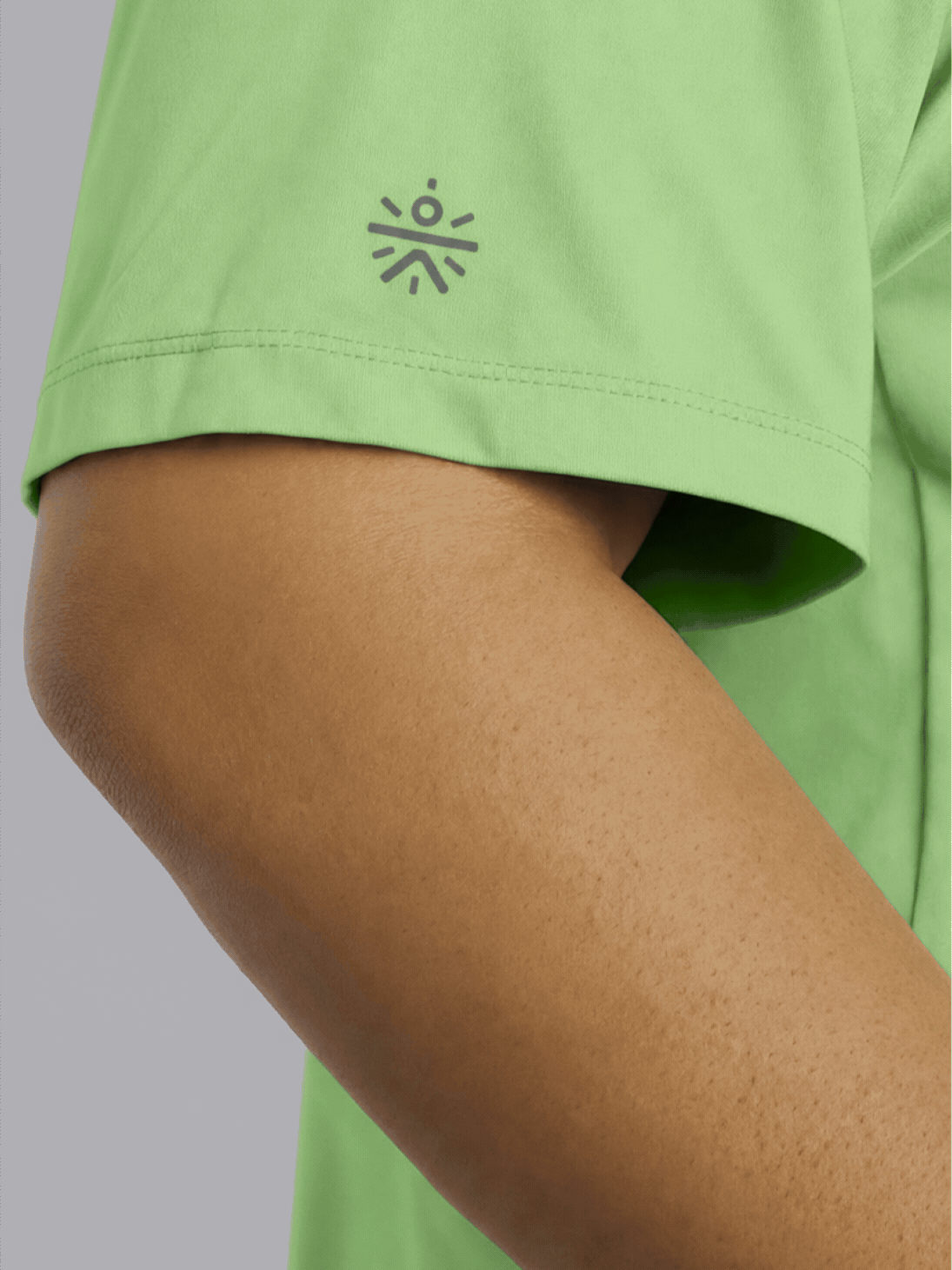 Men's Lime Ultimate Running Plus Size Regular Fit T-shirt
