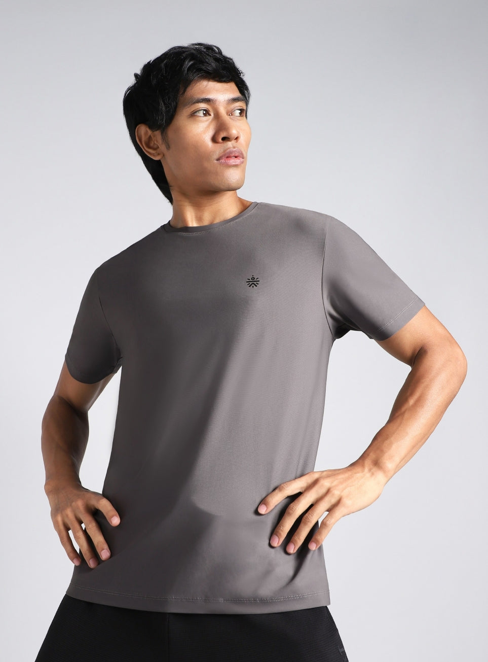 Men's Dark Grey Ultra Luxe Flowtech Performance T-shirt