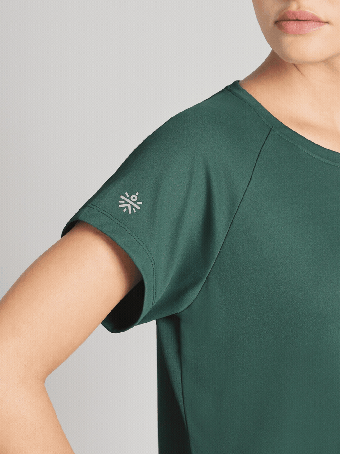 Women's Dark Green After Dark Running T-shirt