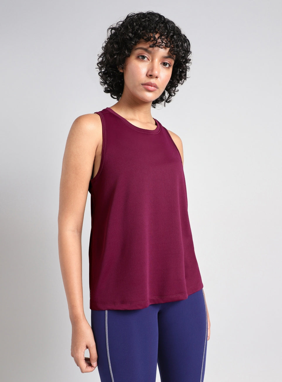Women's Maroon after Dark Running Tank