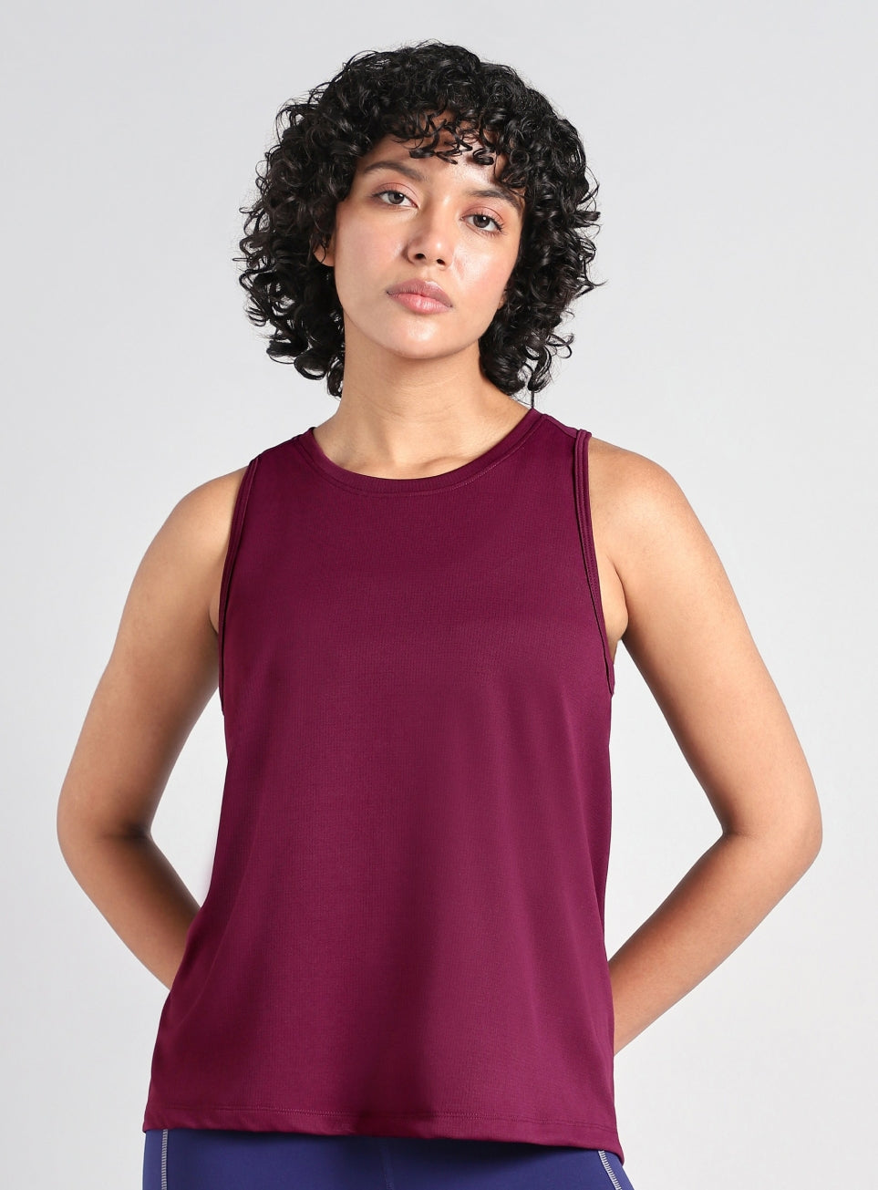 Women's Maroon after Dark Running Tank