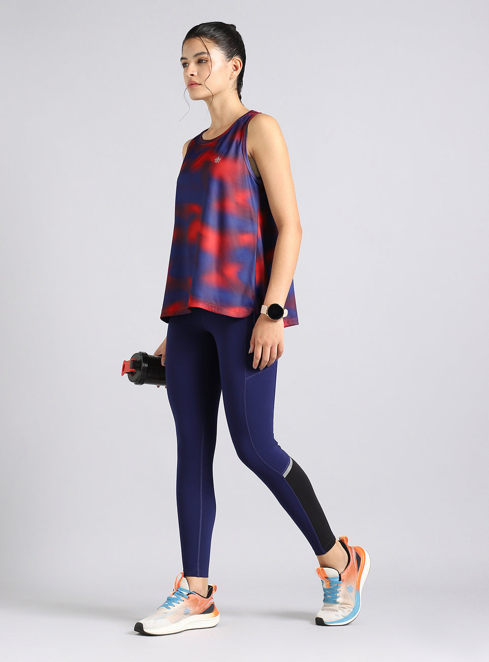 Women's Halo Print NIght Run Boxy Fit Tank