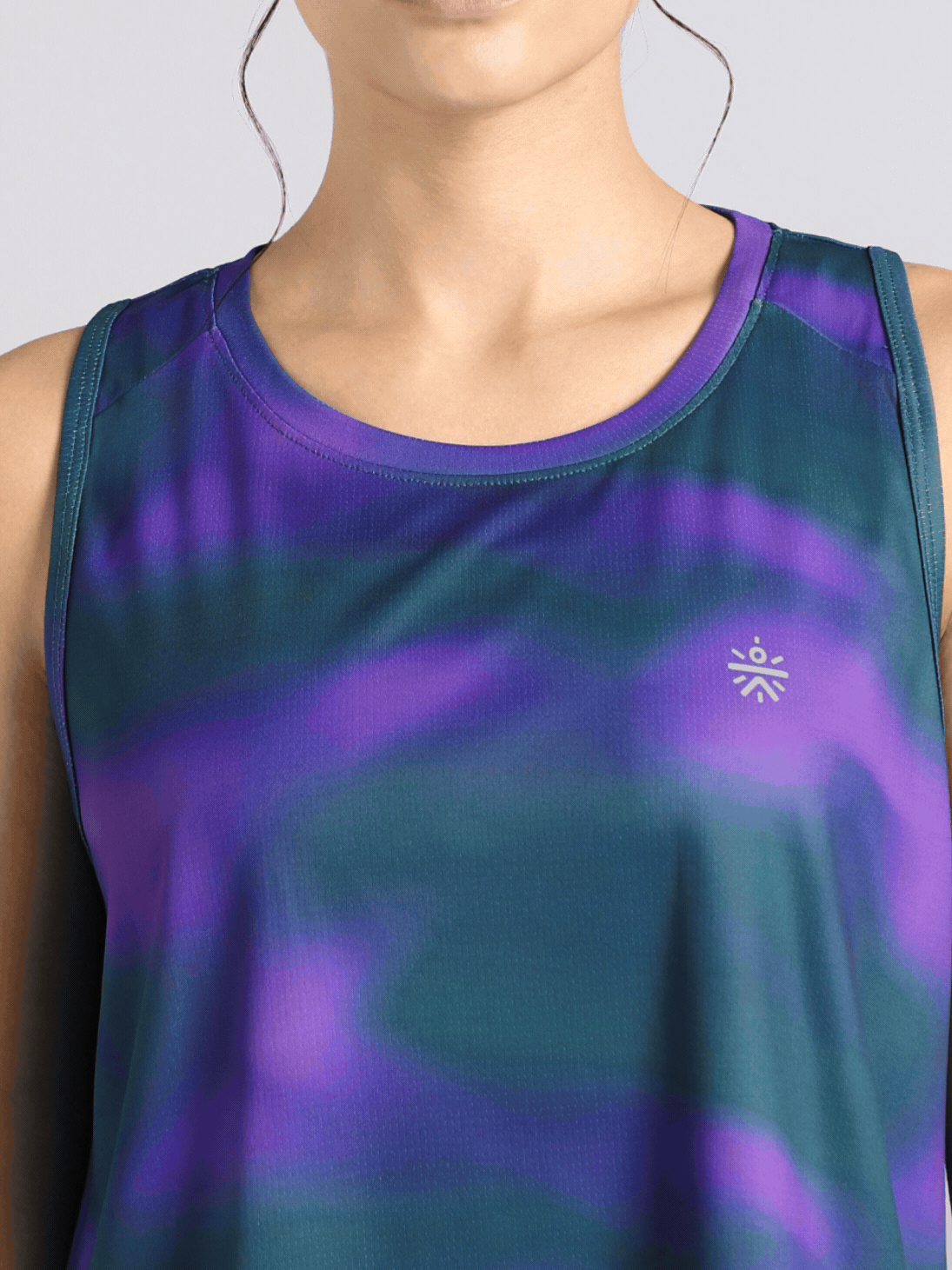 Women's Halo Print NIght Run Boxy Fit Tank
