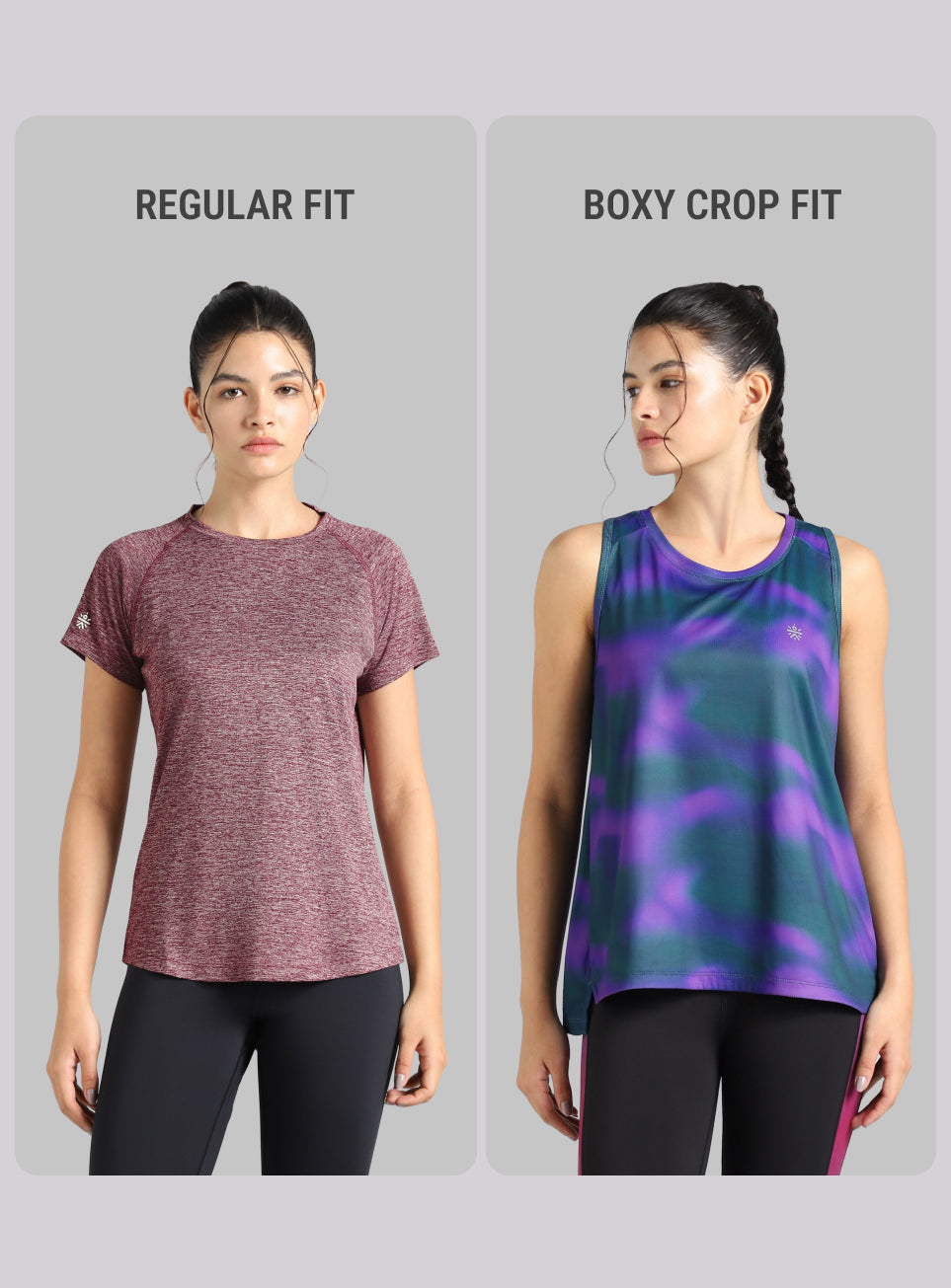 Women's Halo Print NIght Run Boxy Fit Tank