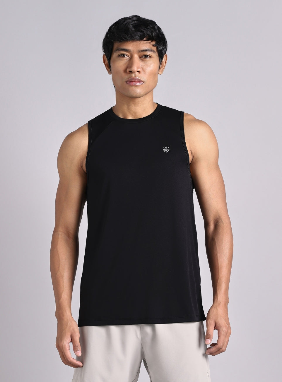 Men's Black Dark Series Running Tank