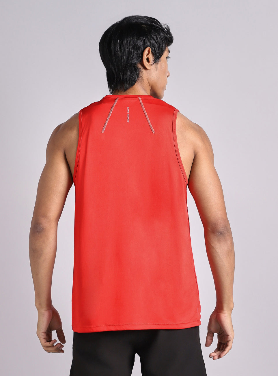 Men's Red Dark Series Running Tank