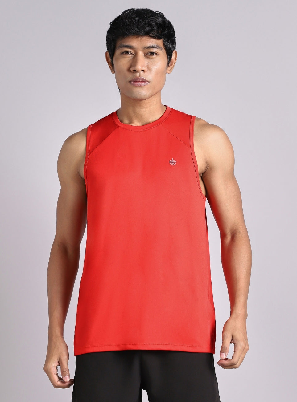 Men's Red Dark Series Running Tank