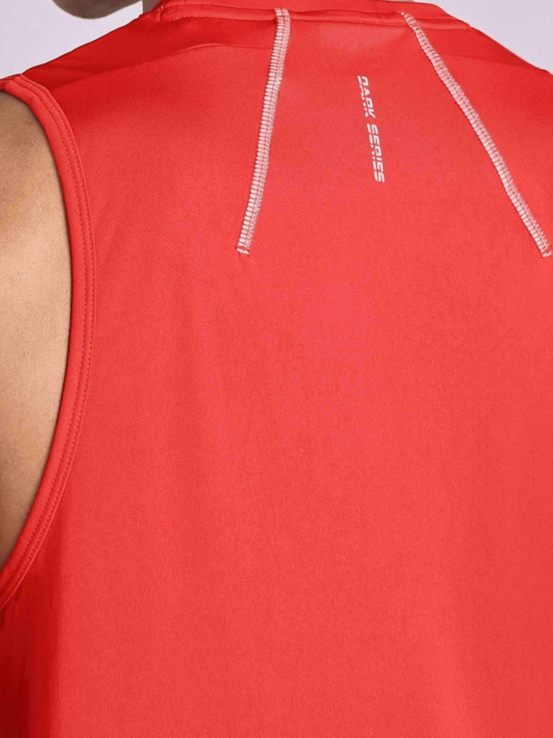 Men's Red Dark Series Running Tank