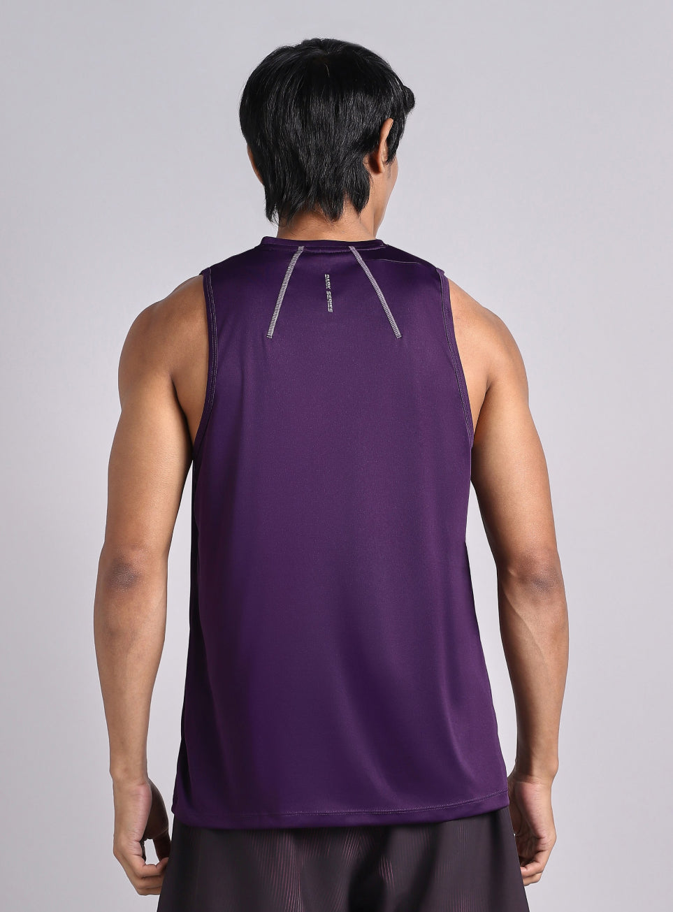 Men's Purple Dark Series Running Tank
