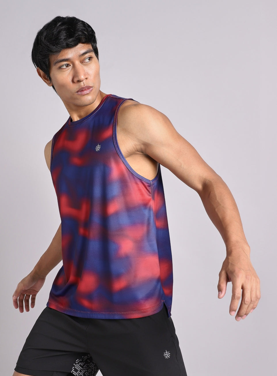 Men's Halo Print Night Run Tank
