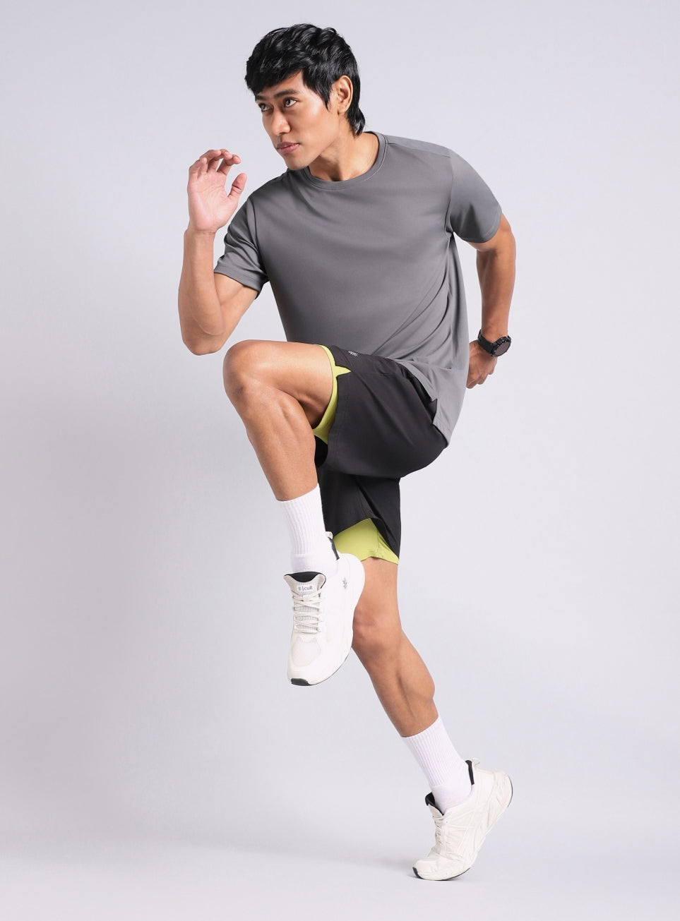 Men's Dark Grey After Dark Running T-shirt